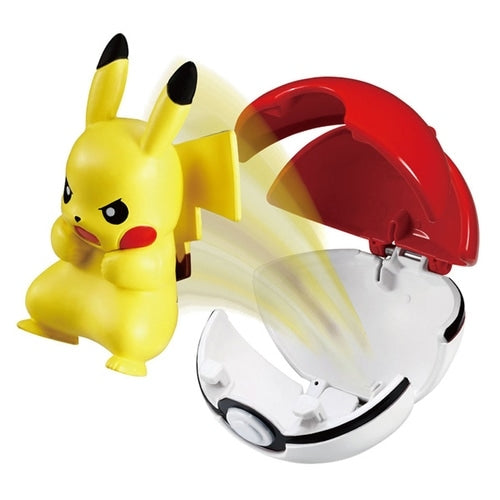 Pokedelze Pikachu Figure from Japan, detailed Monster Ball design