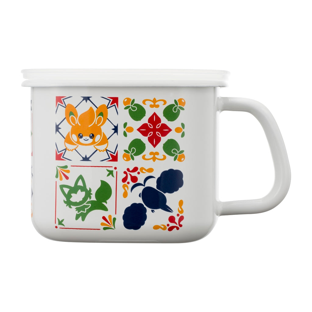Enamel square multi pot Paldea tile