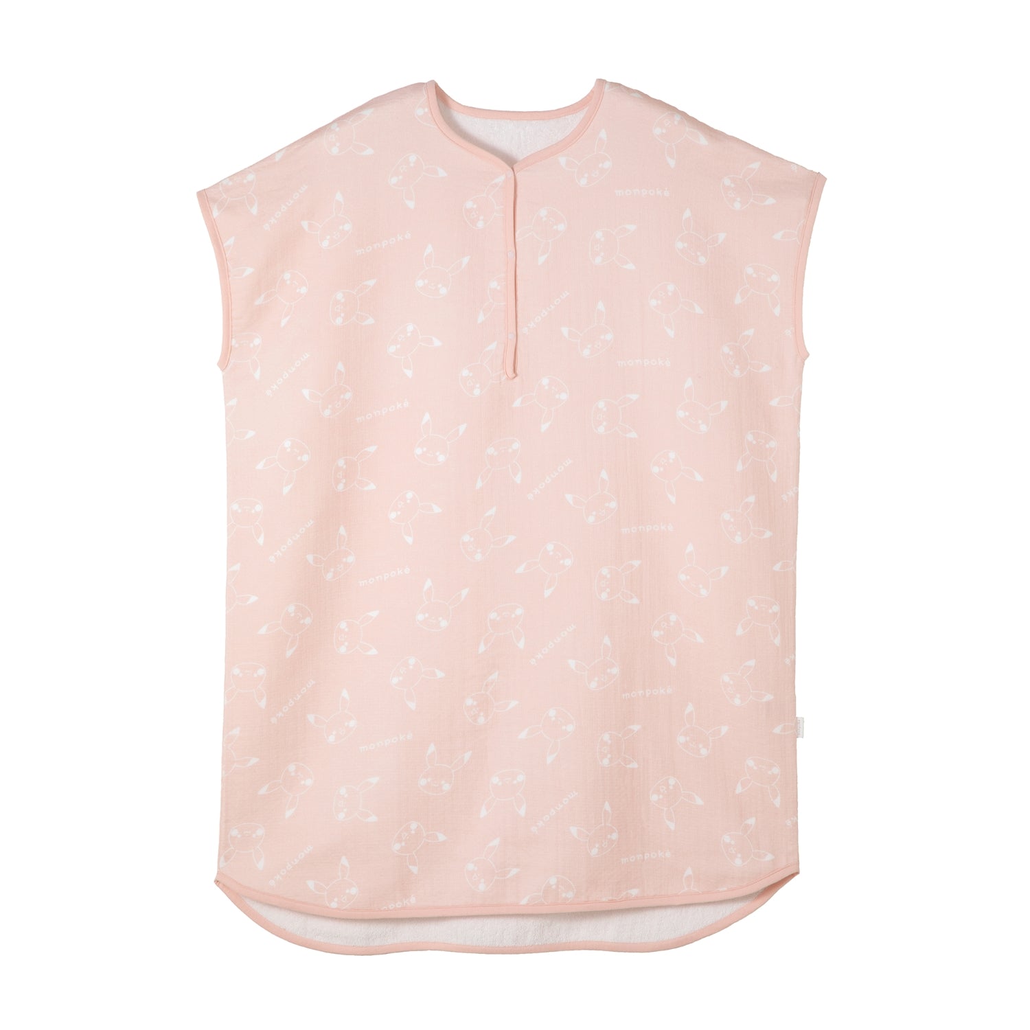 Monpoke Pikachu Bath Poncho Pink