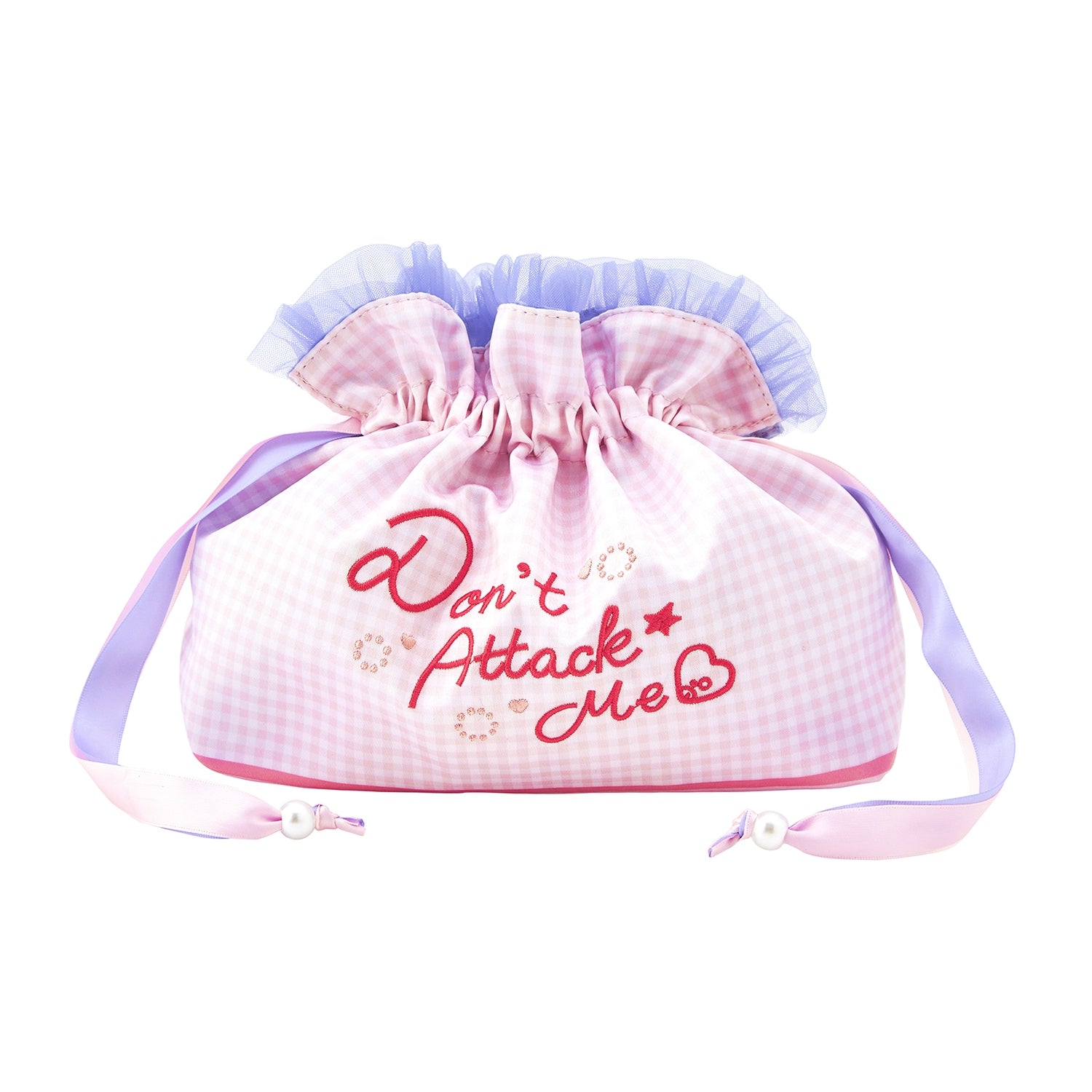 Reversible drawstring bag Don’t Attack Me