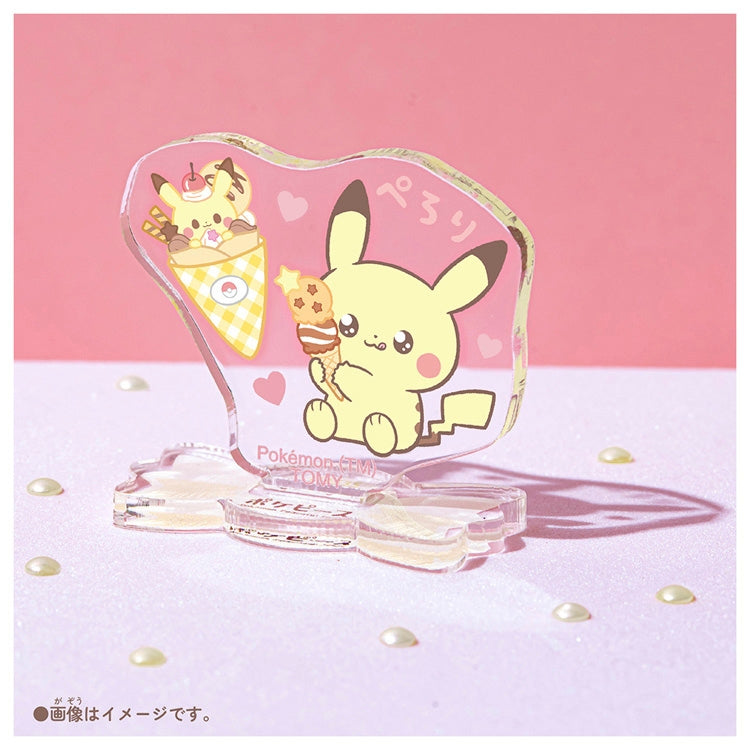 Pokemon Chokonto Mini Acrylic Stand Peace Life 2, authentic Japanese collectible with vibrant design