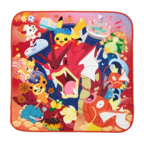 [Choice] Hand towel Pokemon Center Hiroshima R Red Gyarados