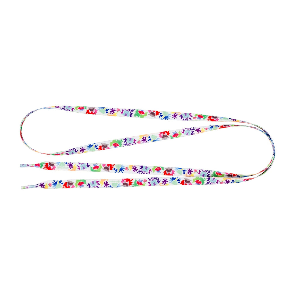 Authentic Pokemon Center Shoe Laces White with detailed logo from Japan