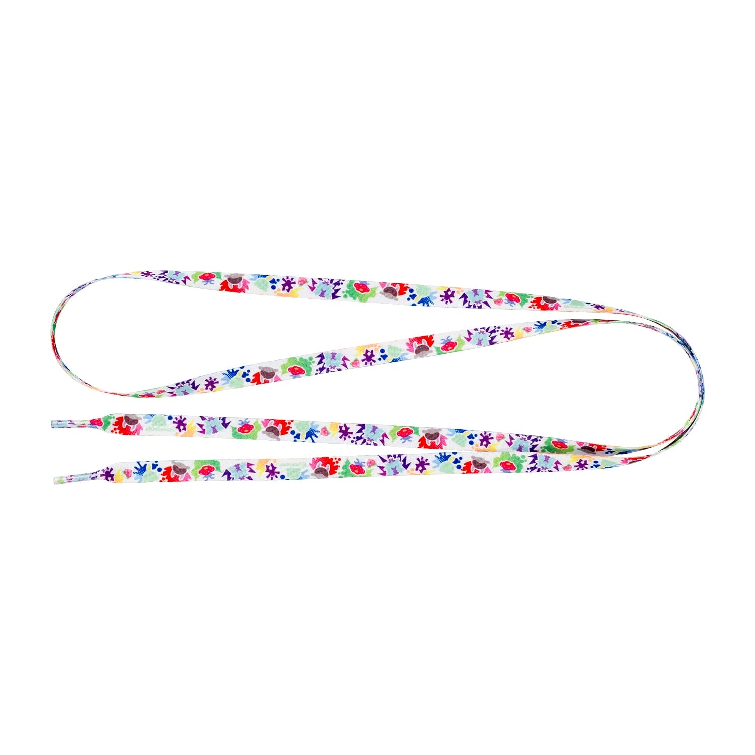 Authentic Pokemon Center Shoe Laces White with detailed logo from Japan
