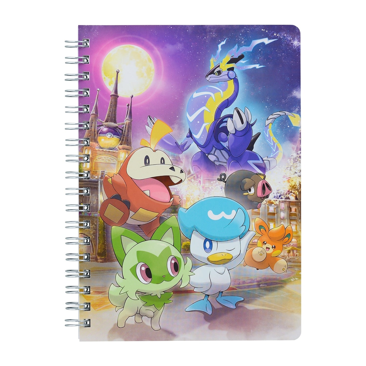 Pokemon B6 Ring Notebook Violet with colorful cover from Japan