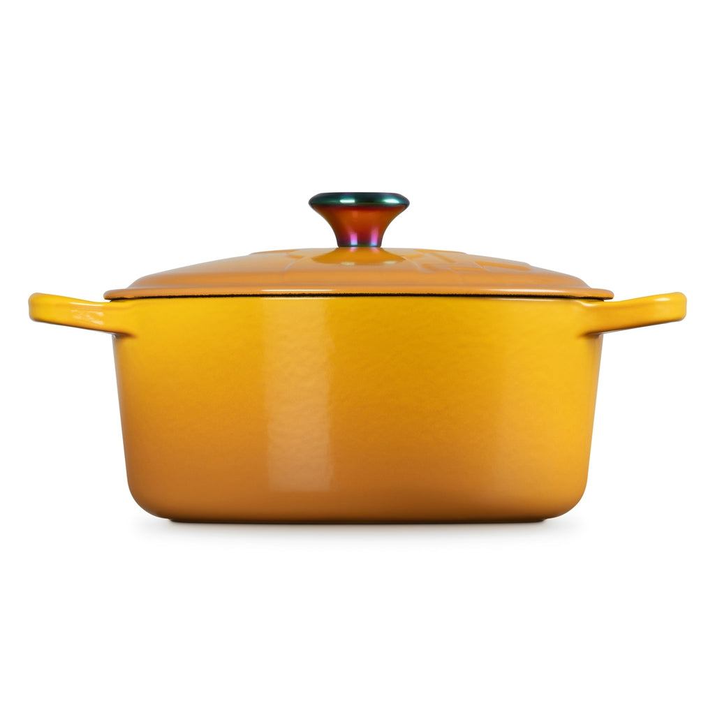 [LE CREUSET] Signature Cocotte Ronde 22cm Nectar (iridescent knob)