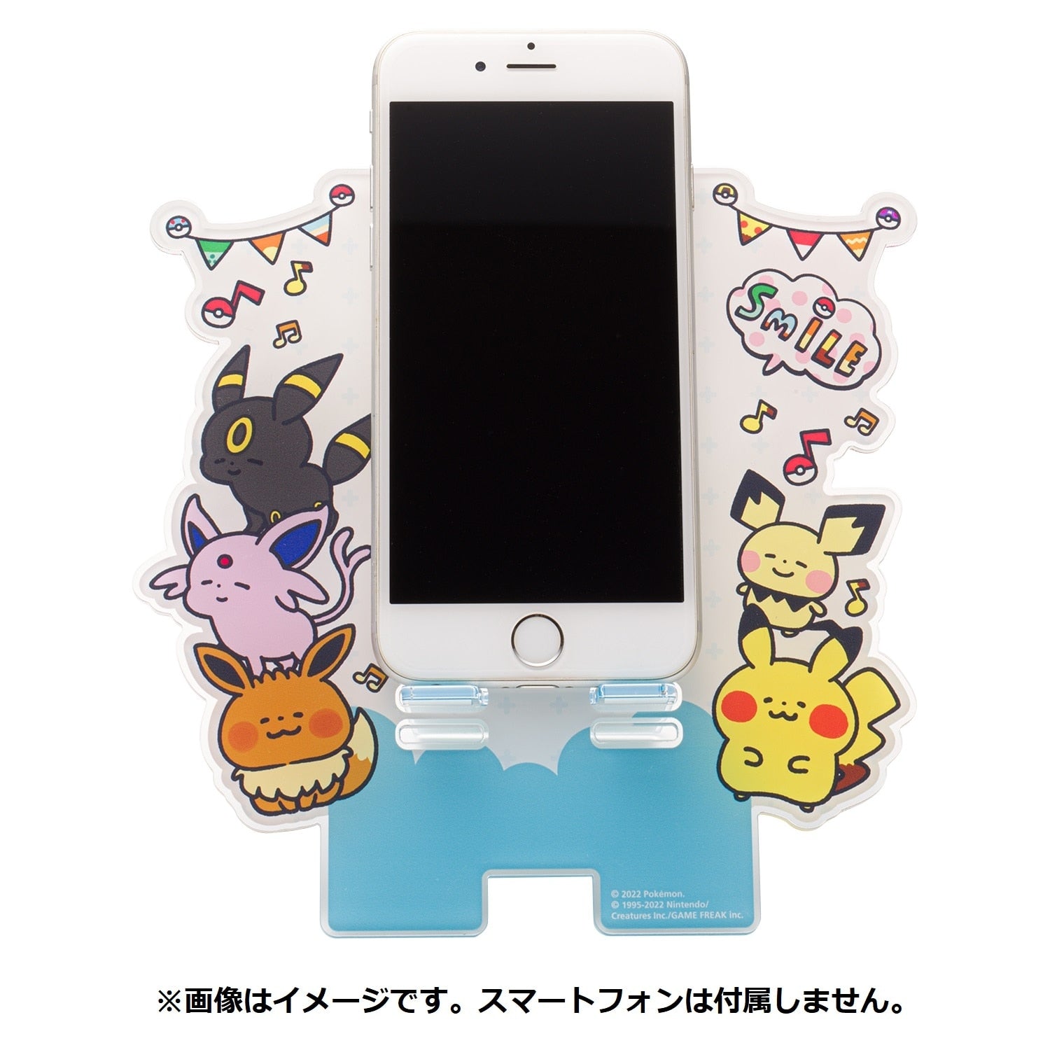 Back view of Pokémon Acrylic Stand from Japan with official Pokémon logo