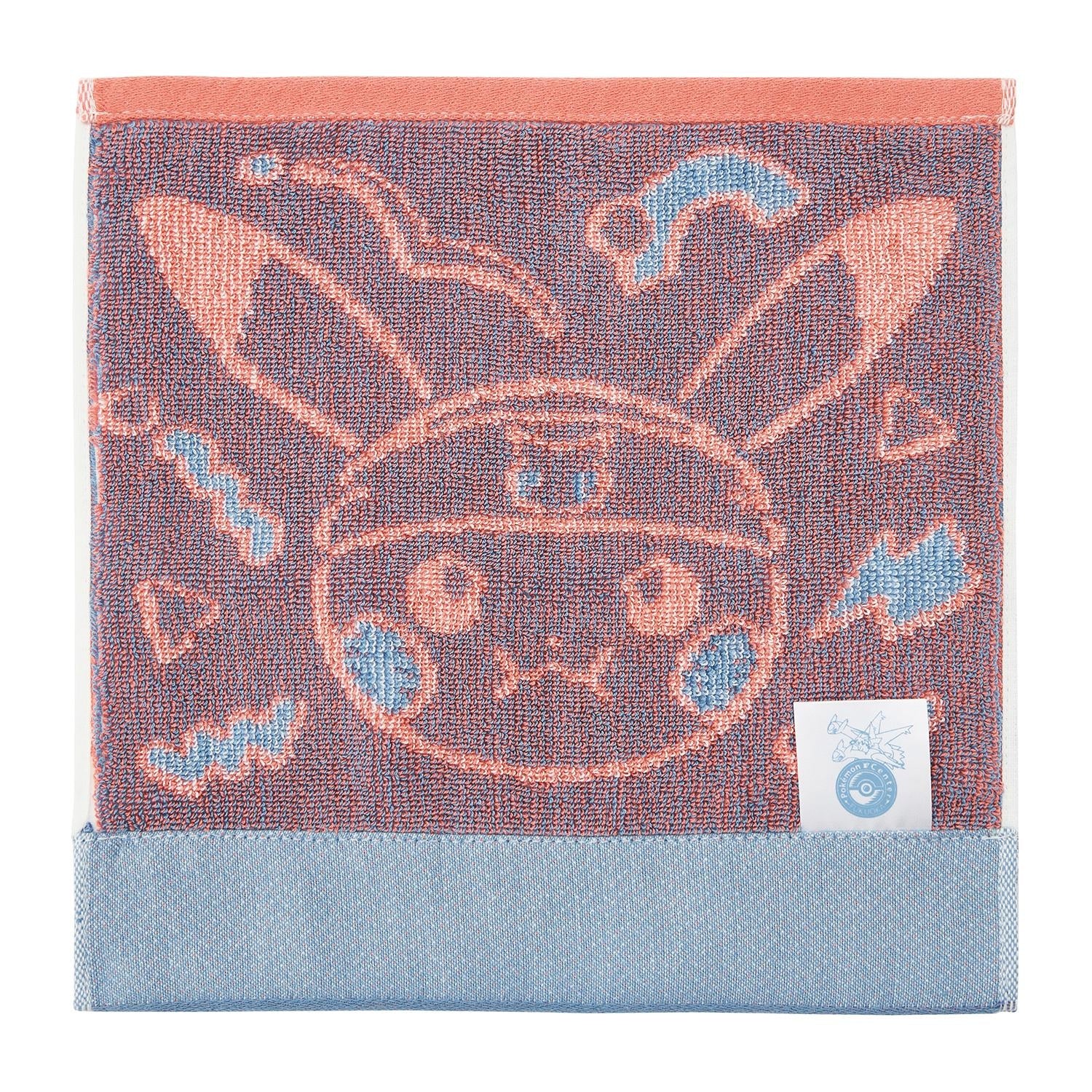 Close-up of Pokemon Hand Towel from Japan, showcasing vibrant Sub Art design