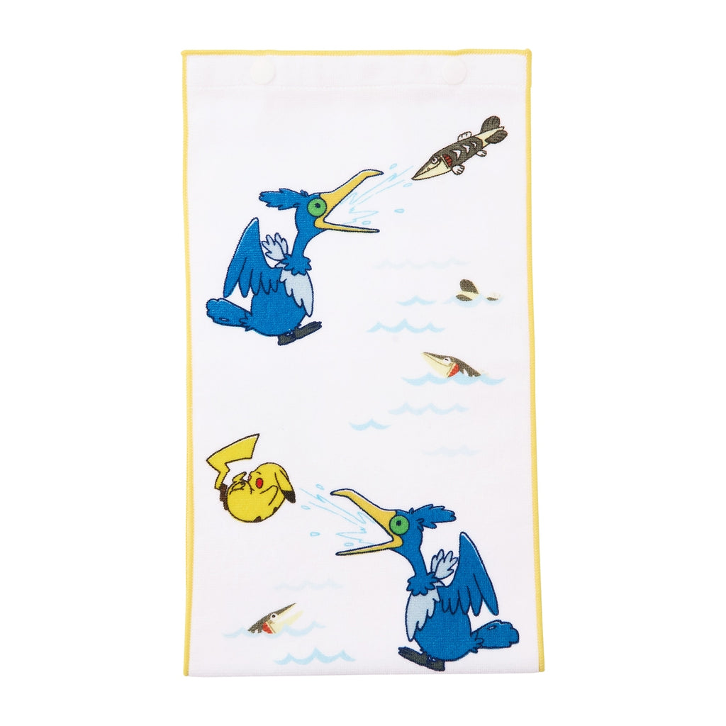 Japanese Pokemon Kurukuru Towel, Uuunou no Missile character, vibrant colors