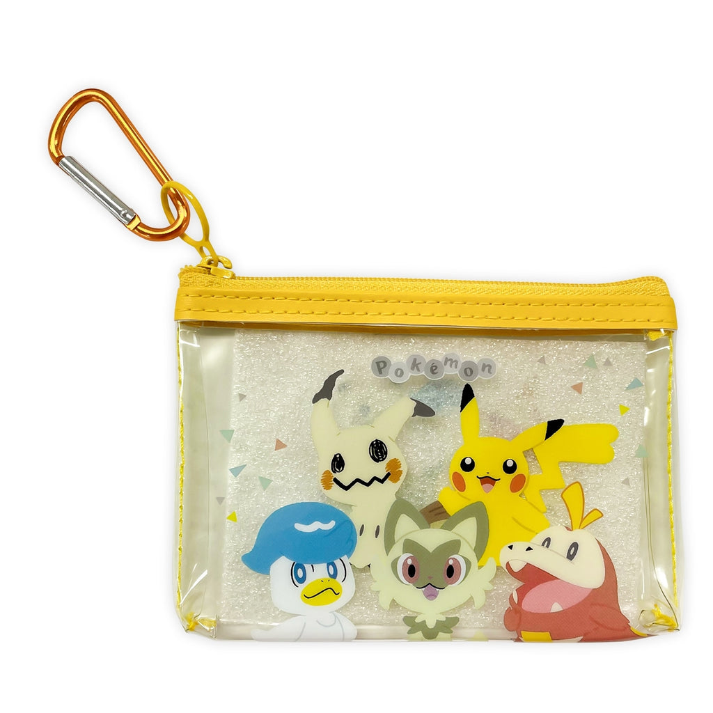 Mini pouch with carabiner/Everyone is good friends
