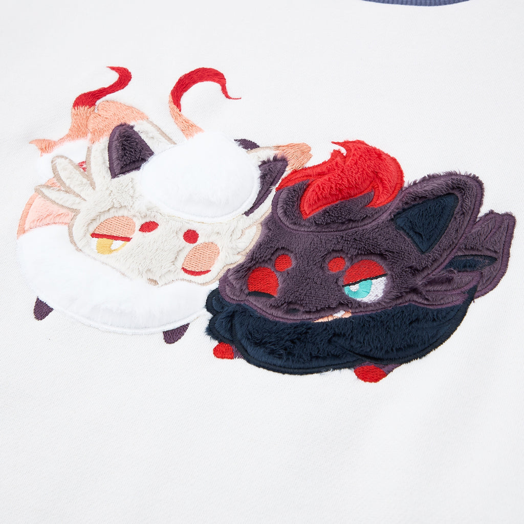 Fluffy Applique Sweatshirt Nitamono Zoroa & Jade Zoroa