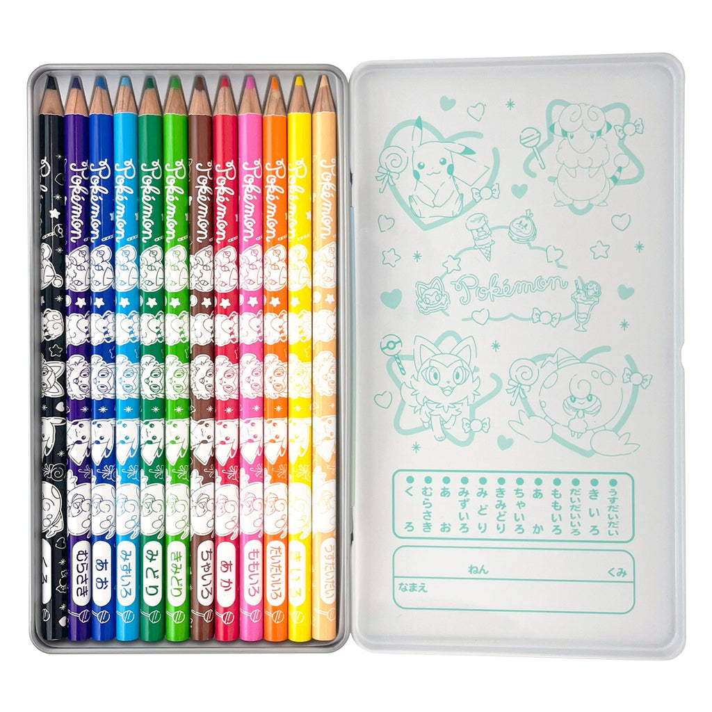 Fancy Time Pokemon Colored Pencils, Japan exclusive collectible item with detailed packaging