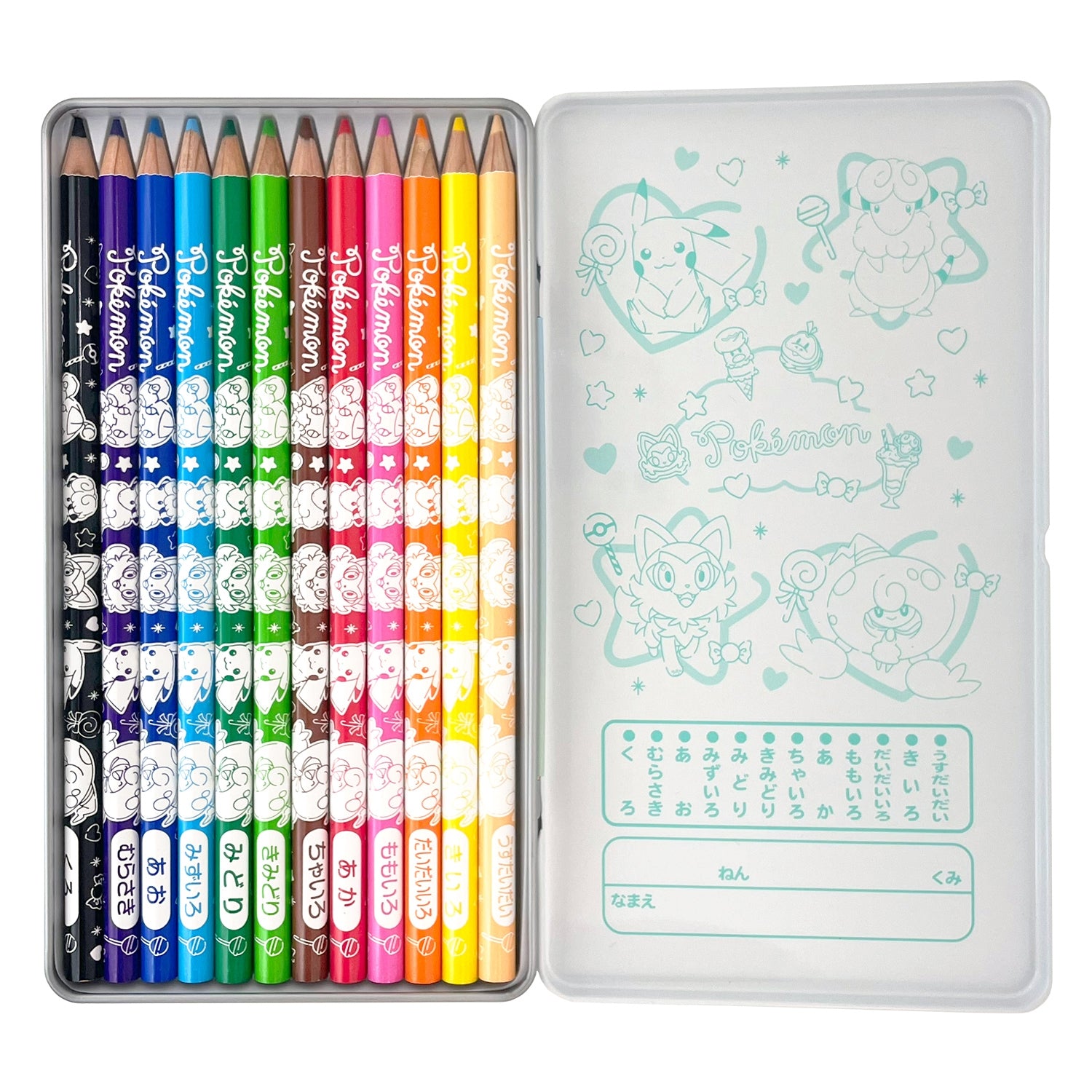 Fancy Time Pokemon Colored Pencils, Japan exclusive collectible item with detailed packaging