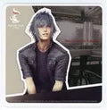 Drink order privilege of original coaster "FINAL FANTASY X V×SQUARE ENIX CAFE 2nd" by Noctis Lucis Chemam