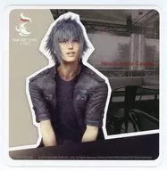 Drink order privilege of original coaster "FINAL FANTASY X V×SQUARE ENIX CAFE 2nd" by Noctis Lucis Chemam