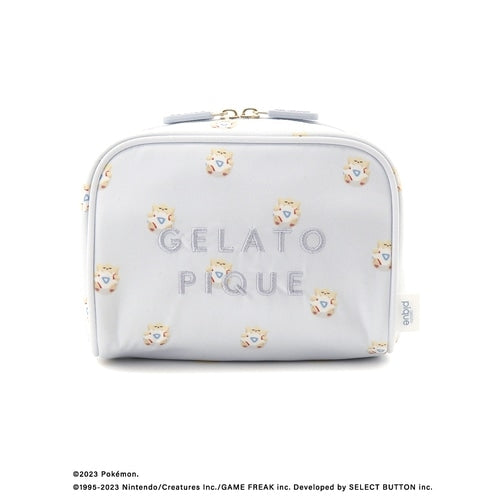 [gelato pique] All-over pattern pouch blue
