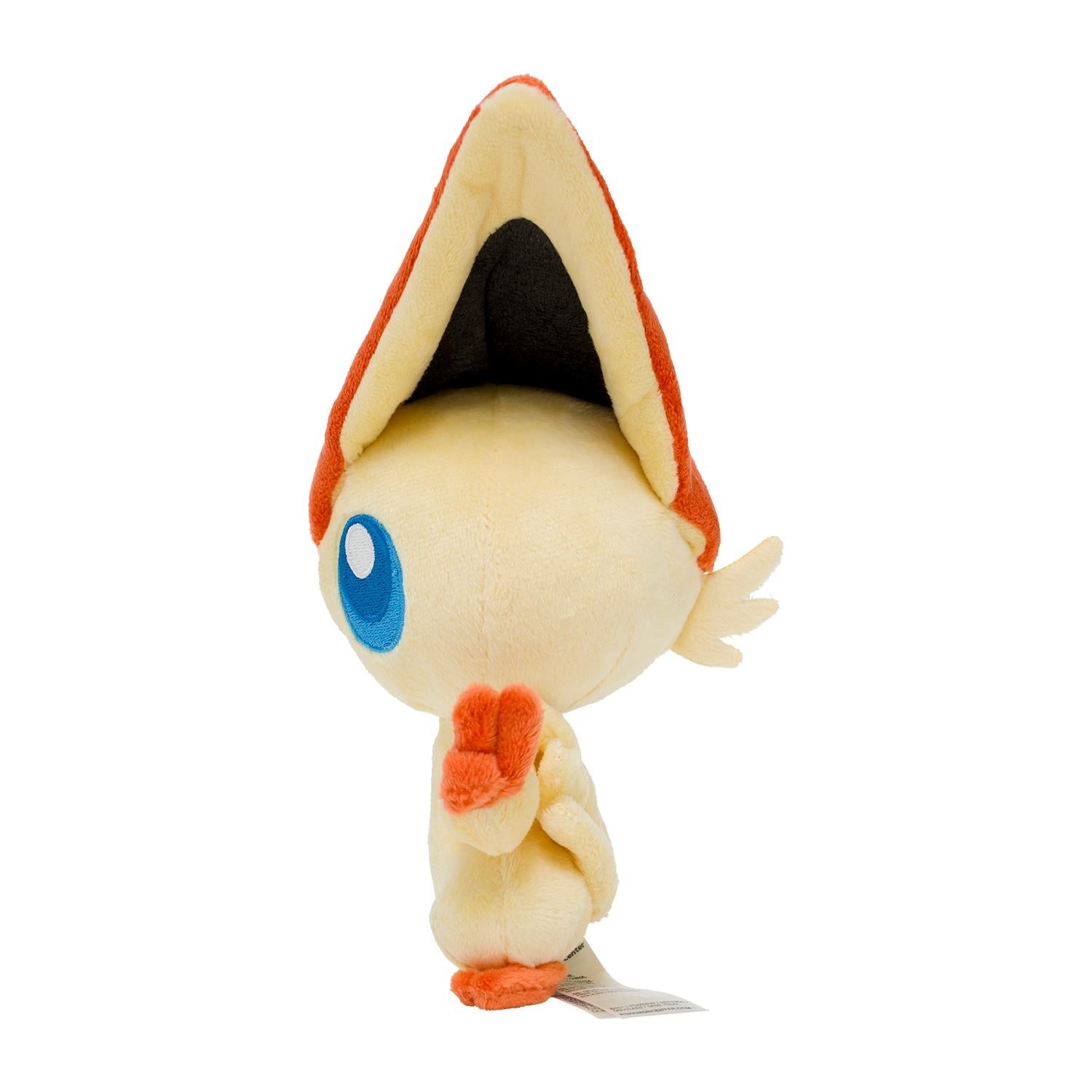 Cute Victini plushie with dynamic pose, imported from Japan