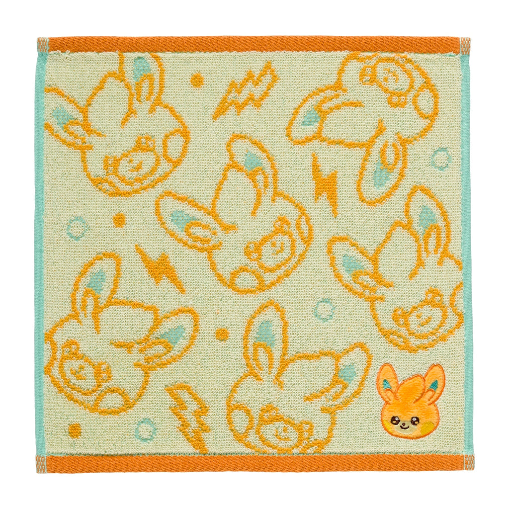 Pokemon hand towel with colorful Pikachu design from Japan