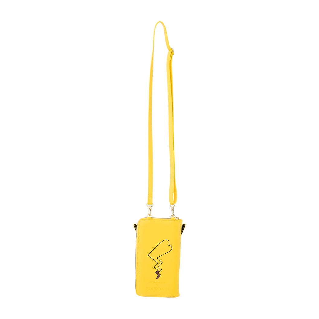 Pokémon Center Online exclusive Pikachu smartphone shoulder wallet, ships from Japan