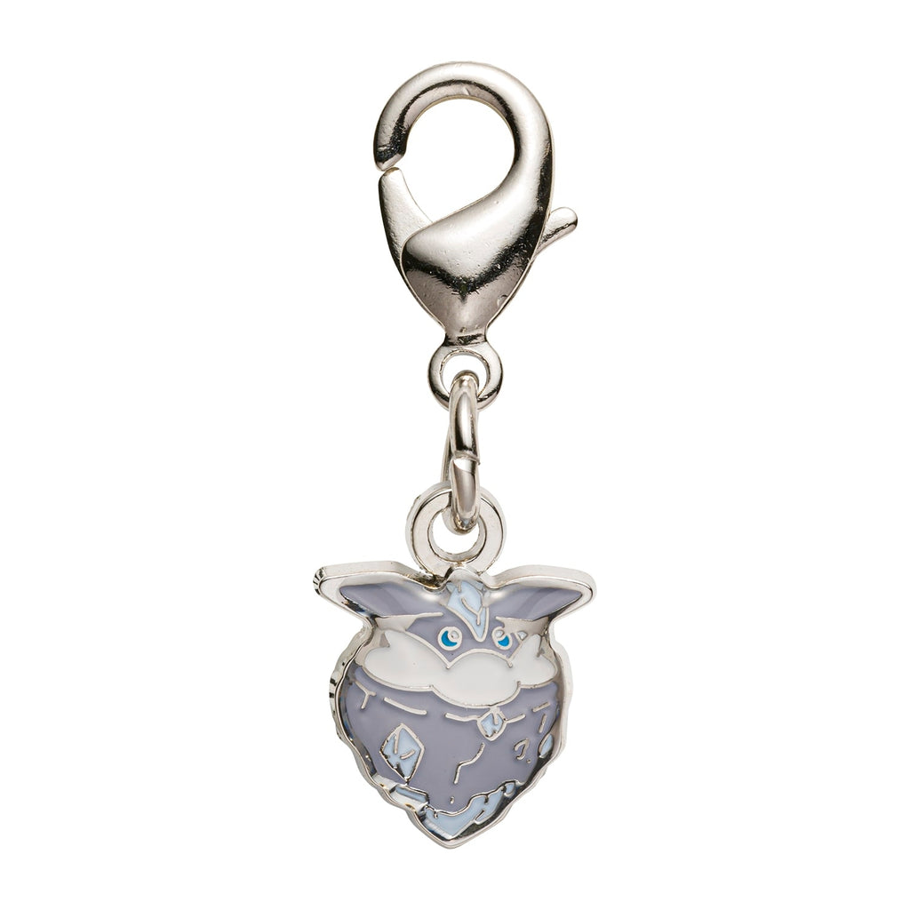 National Encyclopedia Metal Charm 703 from Japan, featuring a detailed Pokemon character design