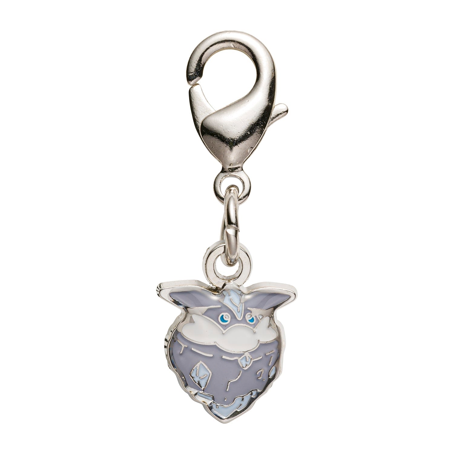 National Encyclopedia Metal Charm 703 from Japan, featuring a detailed Pokemon character design