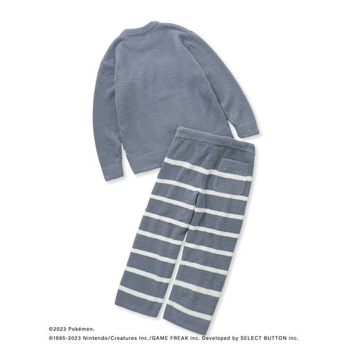 [gelato pique] Baby moco jacquard pullover & long pants set navy