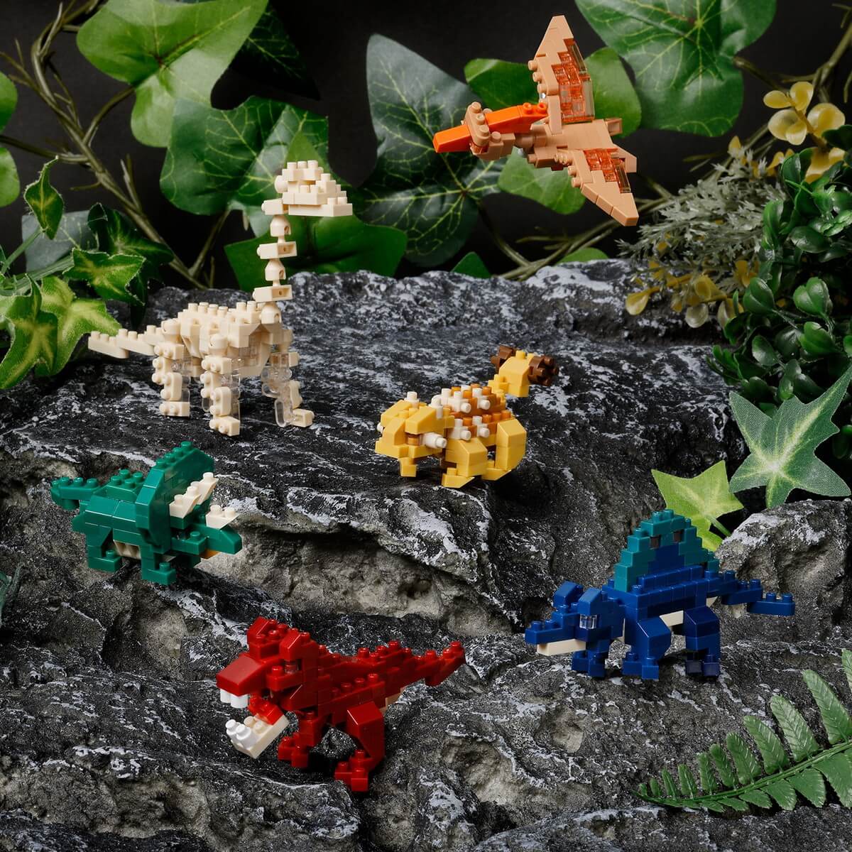 Nanoblock Mini Nano Dinosaur (BOX)