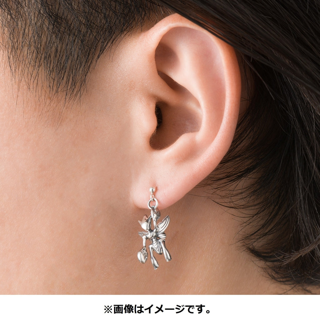 JAM HOME MADE Pokémon Earrings on model, showcasing anime style from Japan