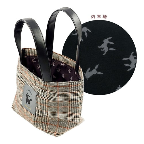 Tote bag check blackie