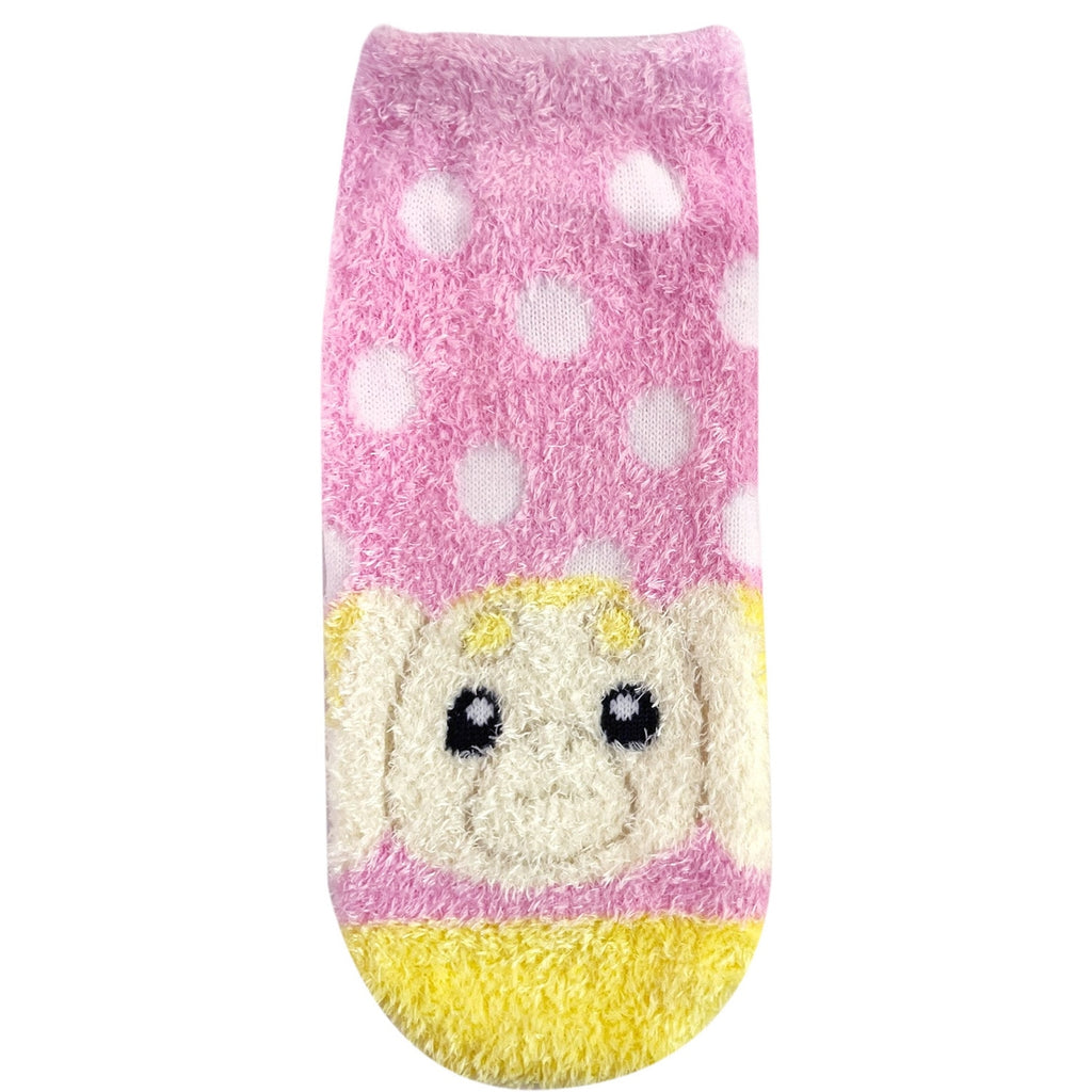 Fluffy socks Papi Mocchi dots (23-25cm)