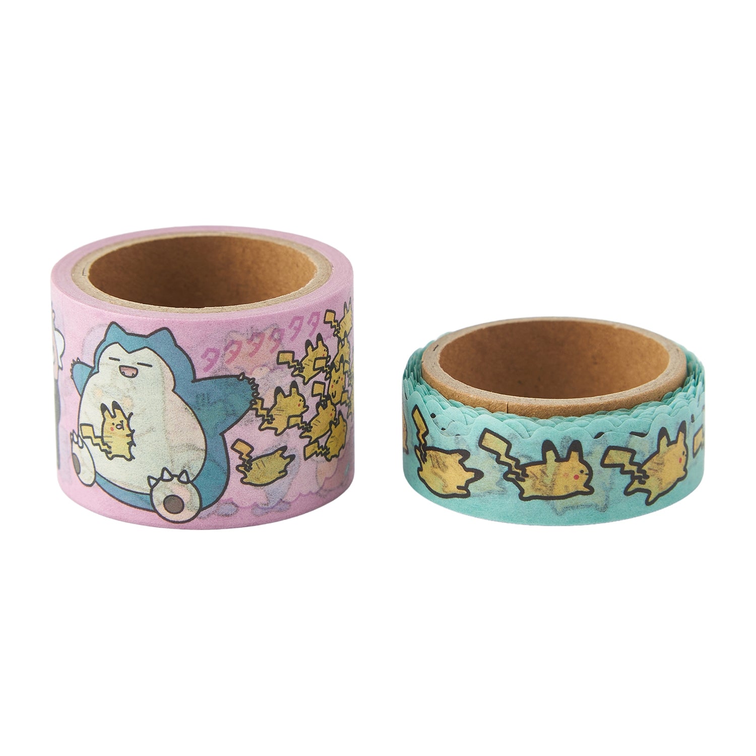 Authentic Japanese Pikachu stationery, 40mmx40mm tape rolls with Electric-type Pokemon