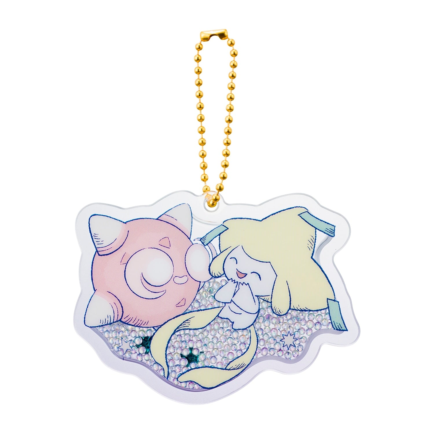 Shakashaka Jirachi Acrylic Charm, collectible from Japan