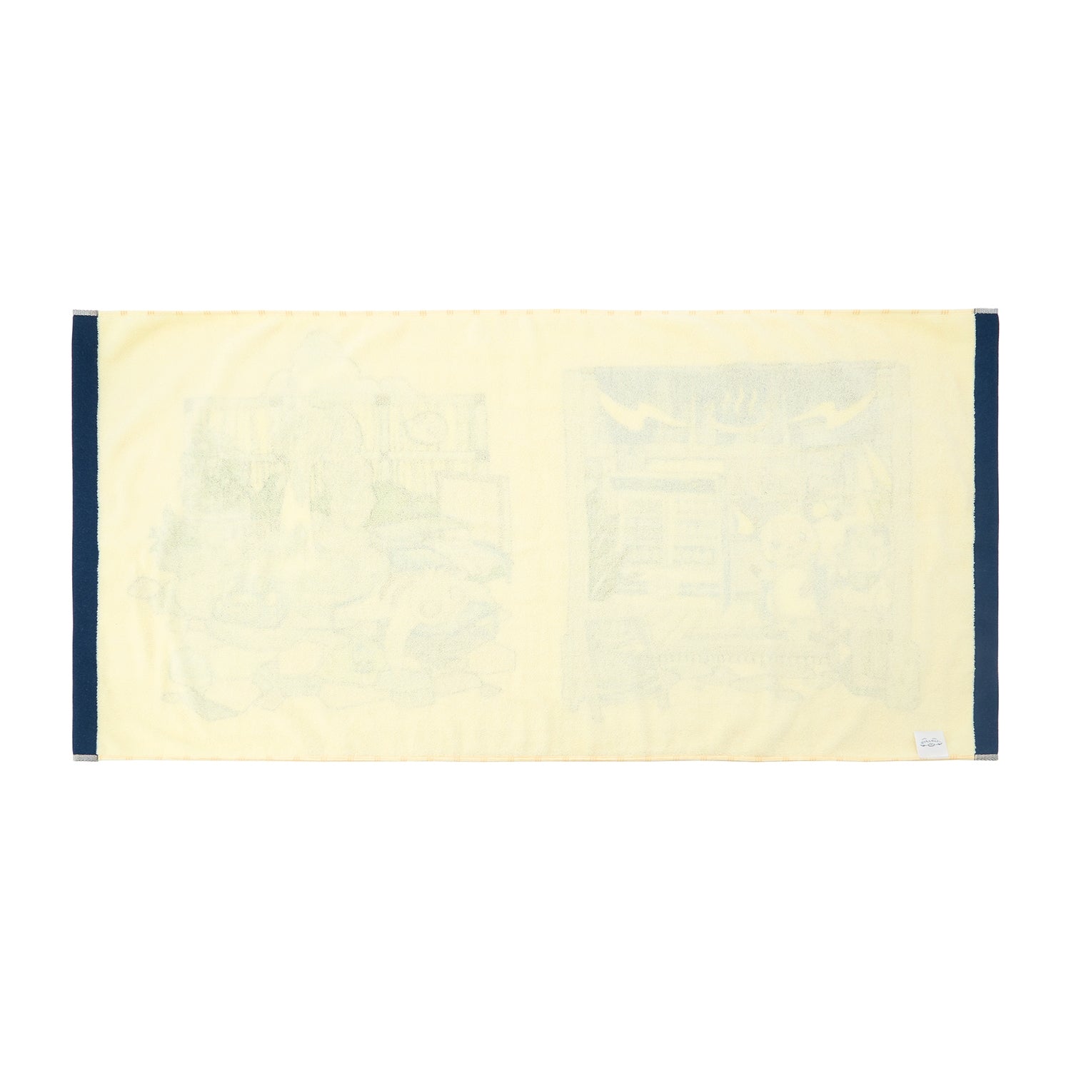 Authentic Japanese Pokemon bath towel with colorful sento vendor pattern from Japan
