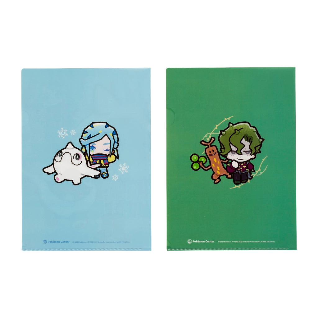 A4 clear file set of 2 POKÉMON TRAINERS Grusha & Corsa