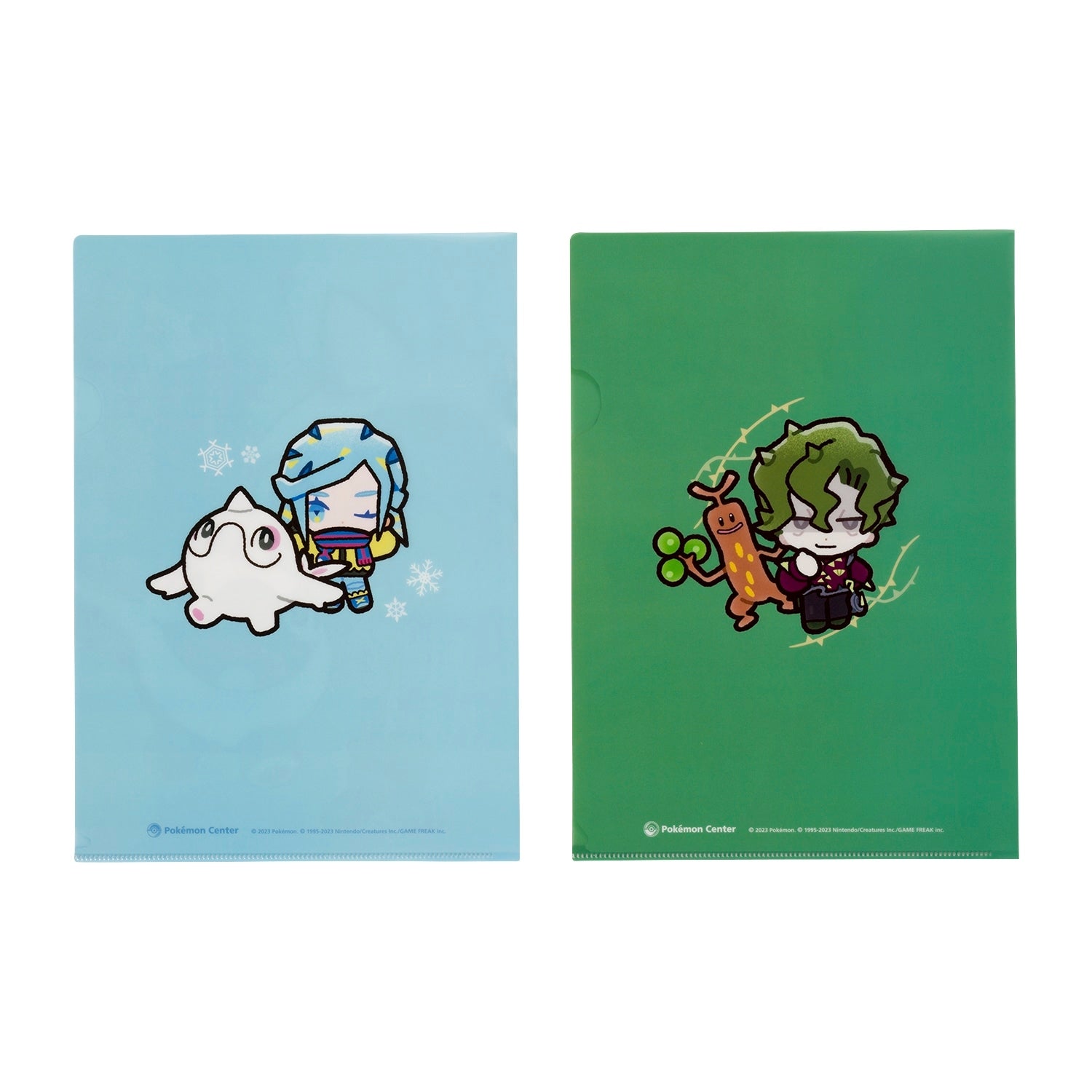 A4 clear file set of 2 POKÉMON TRAINERS Grusha & Corsa