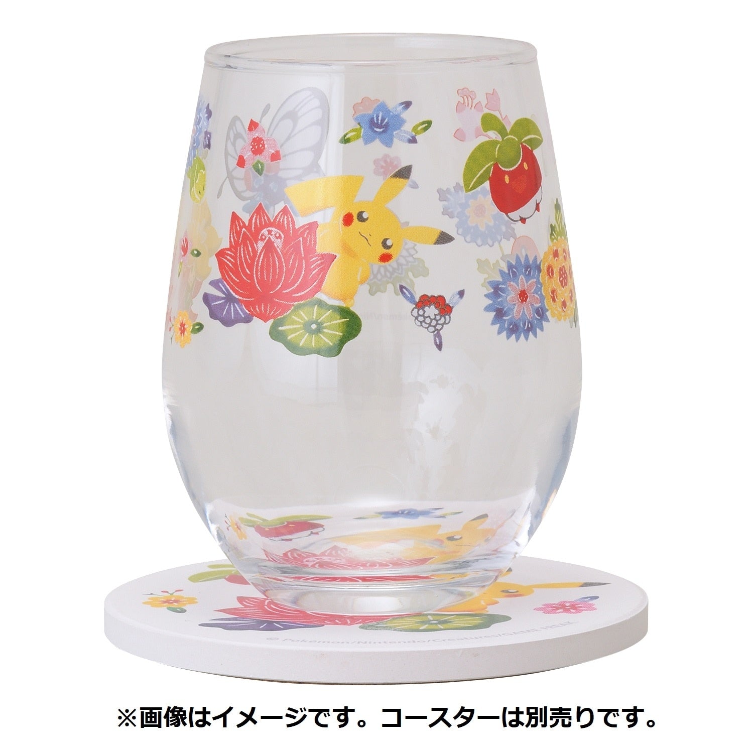 Glass Pokemon Center Okinawa Bingata Design