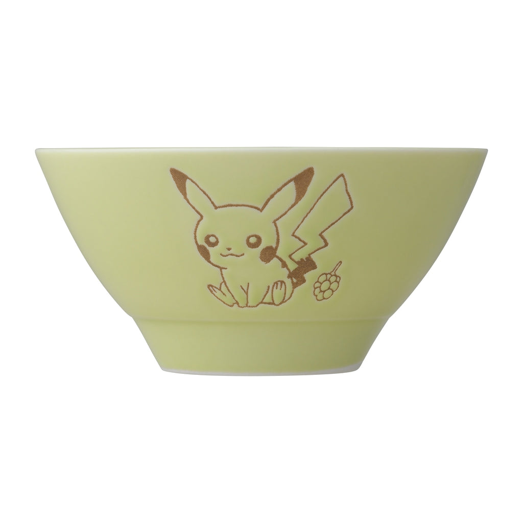 Tea bowl with memories green