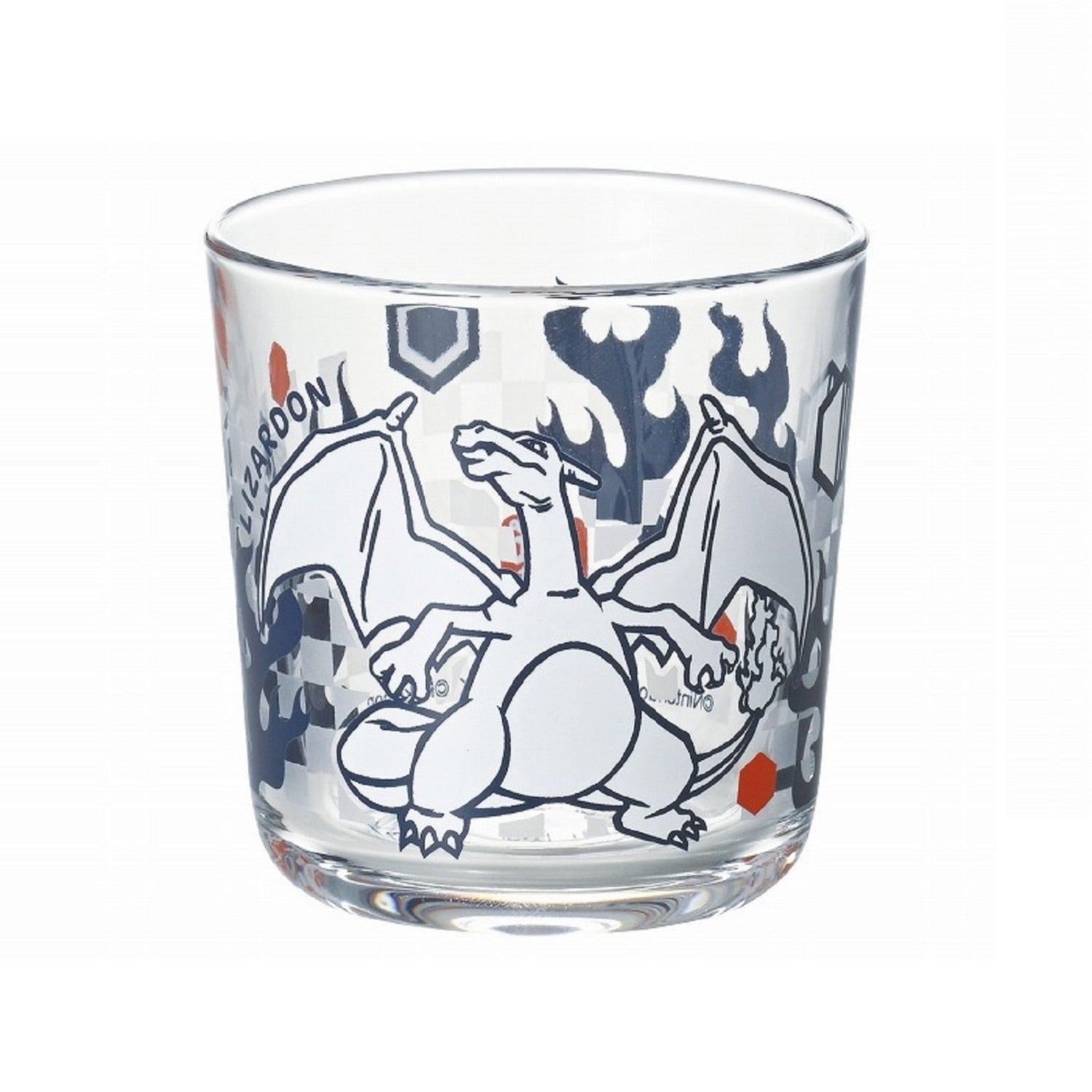 Paper-cut wide tumbler (Charizard)