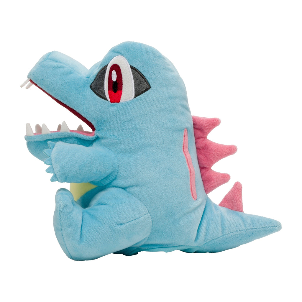 Pokemon Biting Corps Crocodile plushie, colorful and cute from Japan