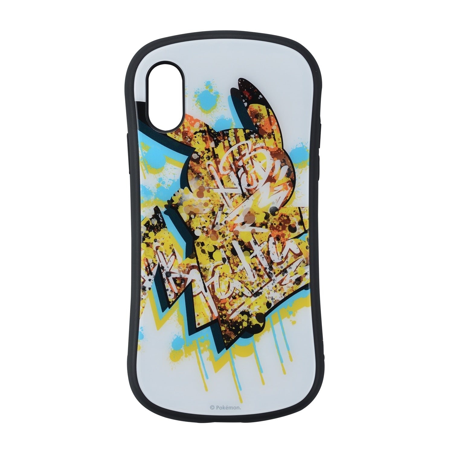 Hybrid glass case compatible with iPhoneXs/X Pokémon Center SHIBUYA Graffiti ...
