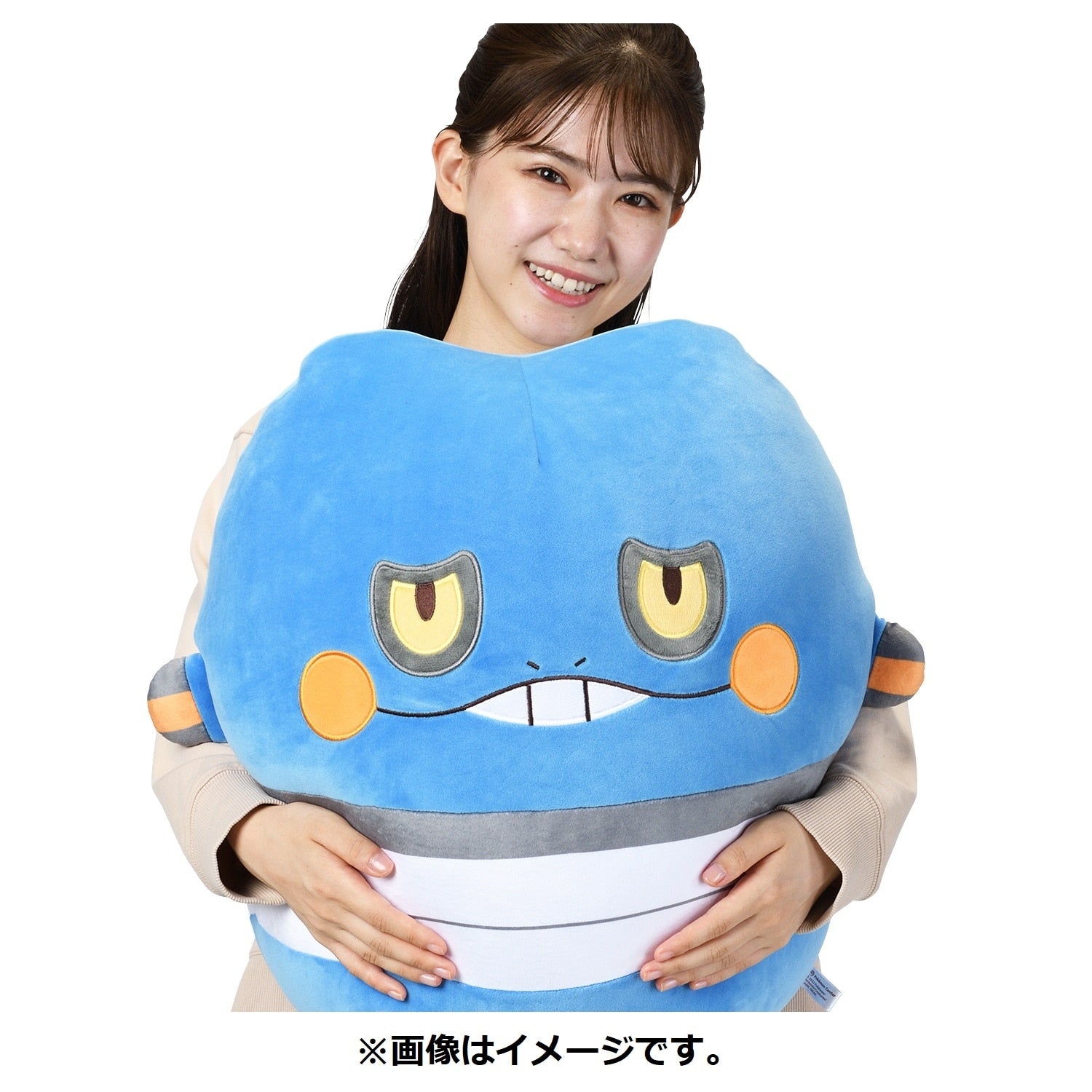 Mugyutto Gregguru plushie, Japan-made anime collectible with intricate details and big size