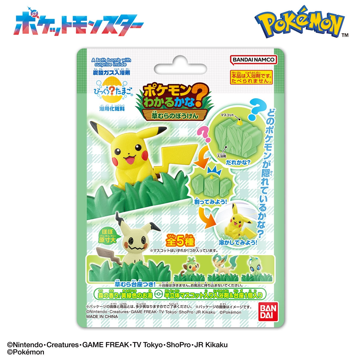 Surprise Egg Can you understand Pokemon? ~ Adventure in the grass ~