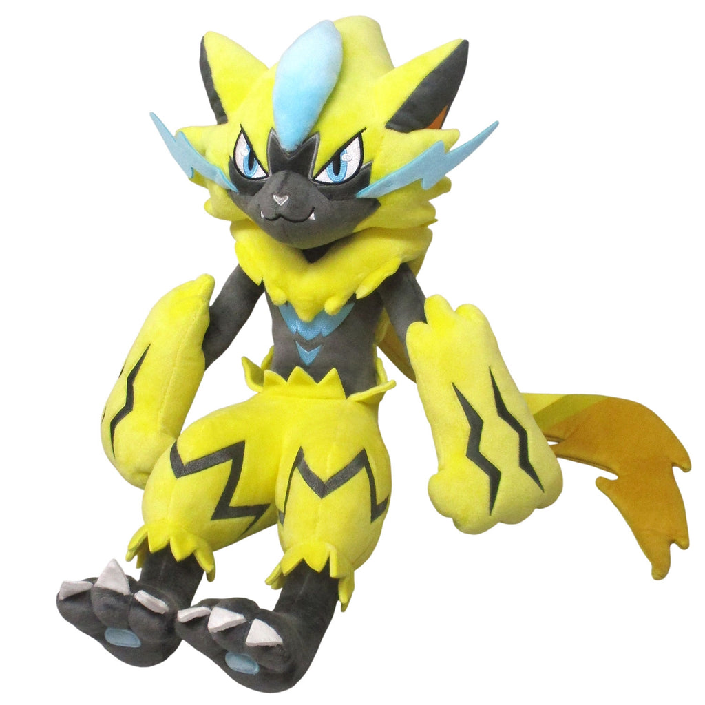 Zeraora plushie from Japan, cute Pokemon character with bright yellow and black details