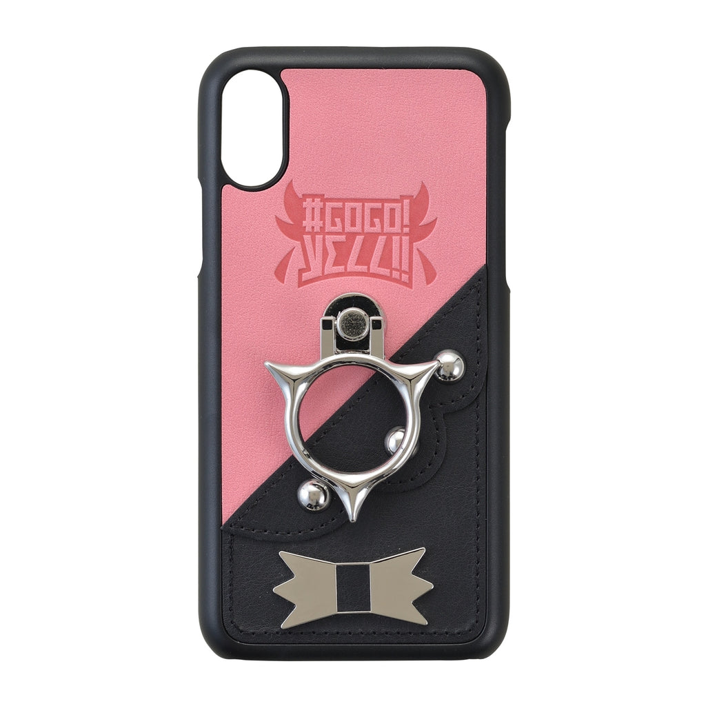 Smartphone cover with ring for iPhone X/Xs #GOGO!YELL!!