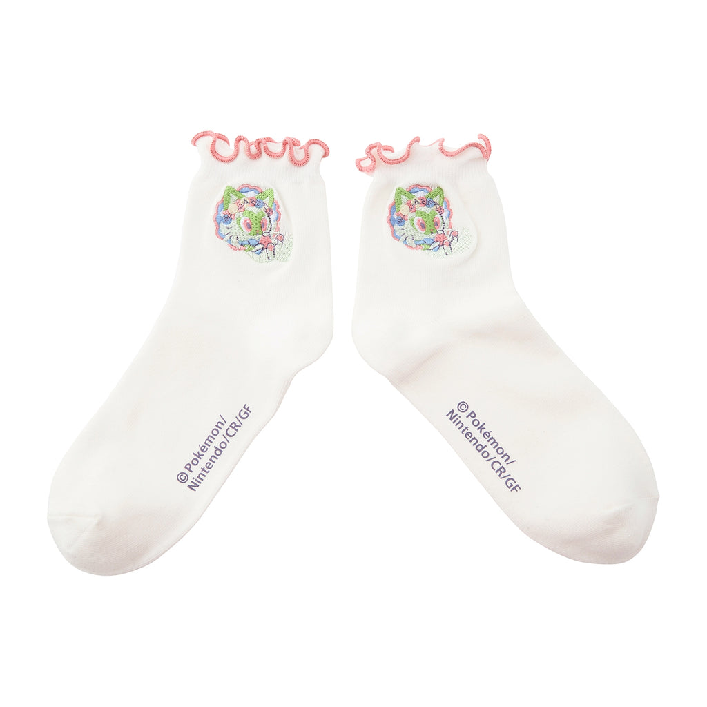 [Choose] Middle socks Nyaoha Pokémon Botanical Easter (23-25cm)