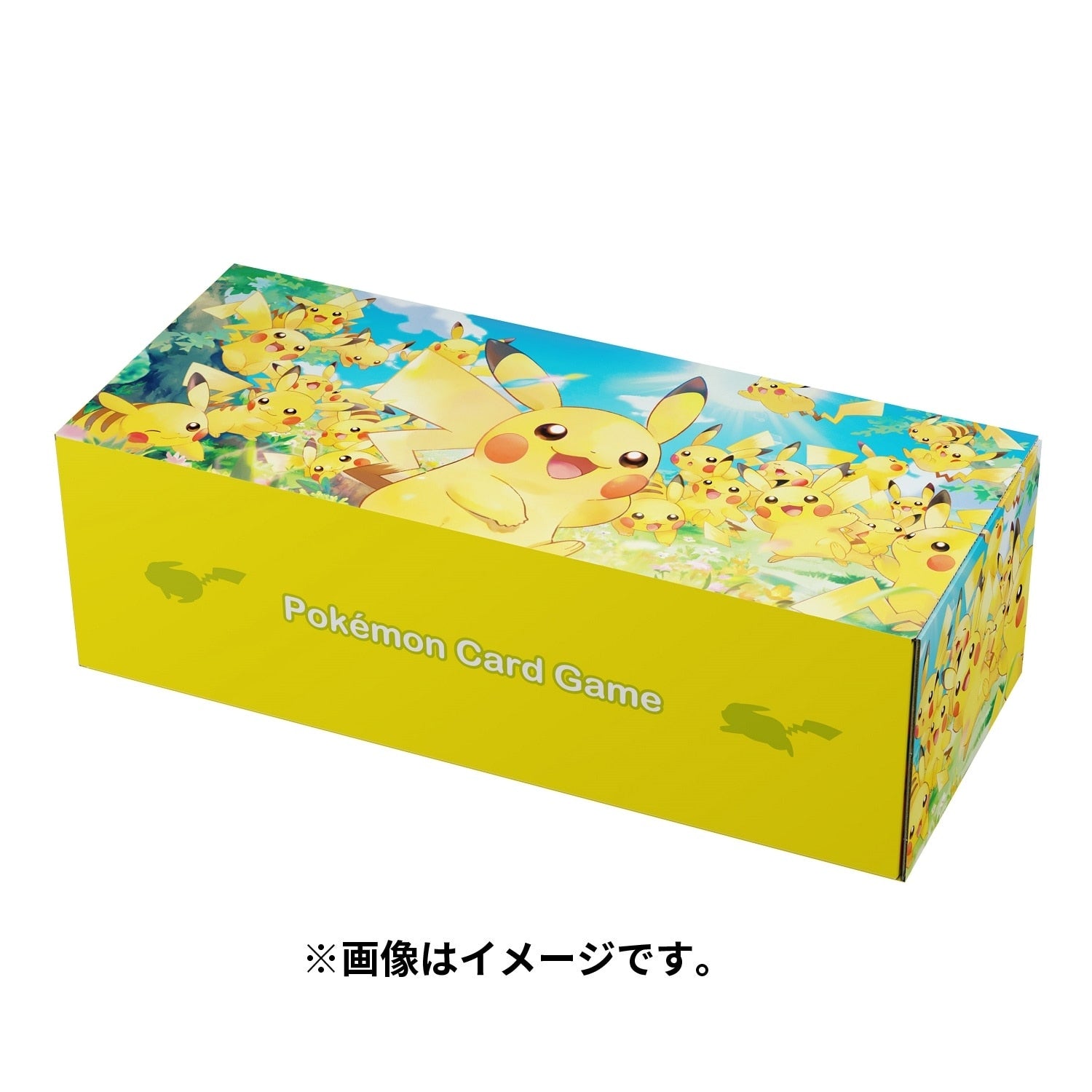 Pokemon Card Game Long Card Box Pikachu Large Collection