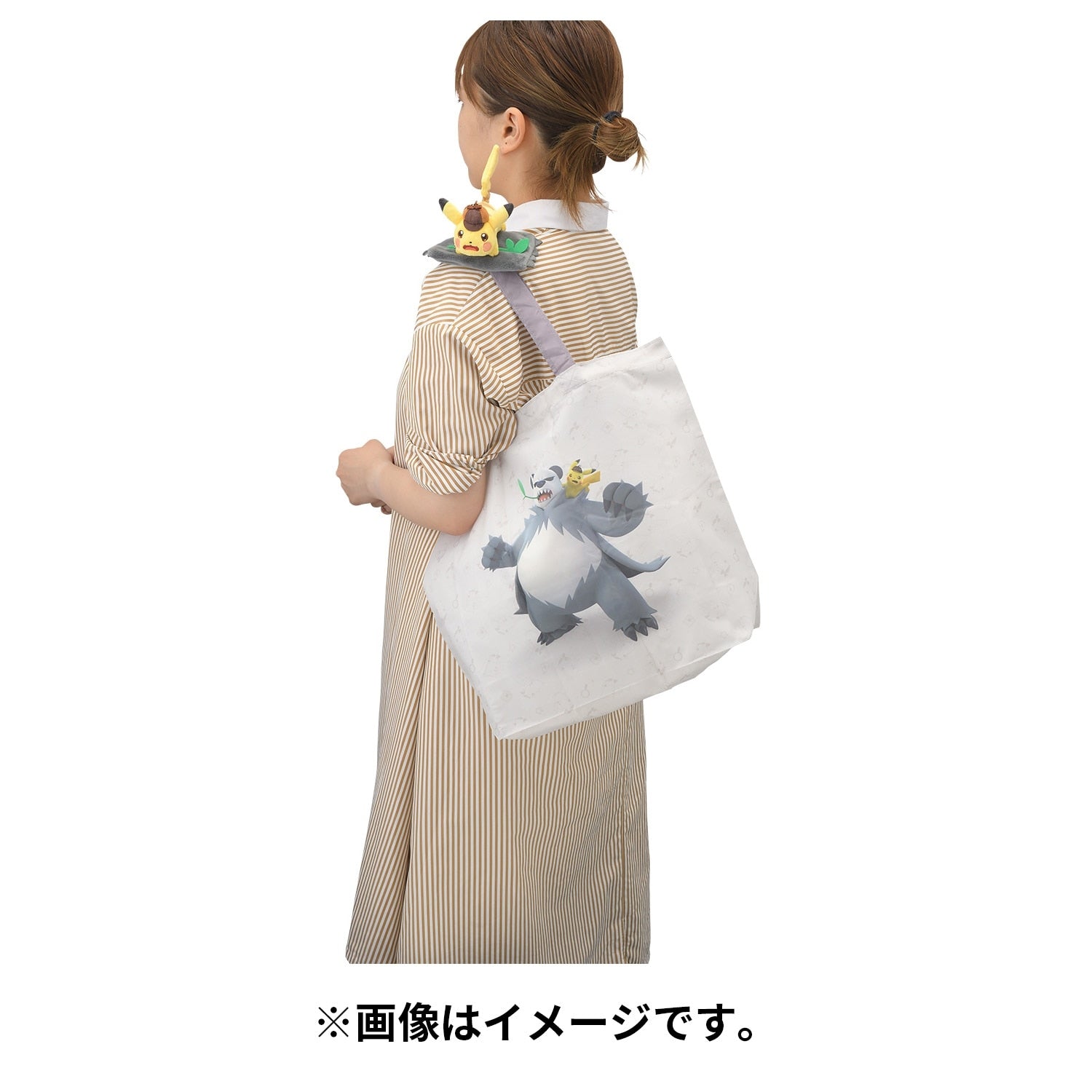 Stuffed toy eco bag Returns Detective Pikachu Golonda and Pikachu