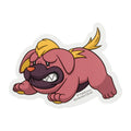 Pokemon Maschiff sticker from Japan, featuring Dark-type Rascal Pokemon