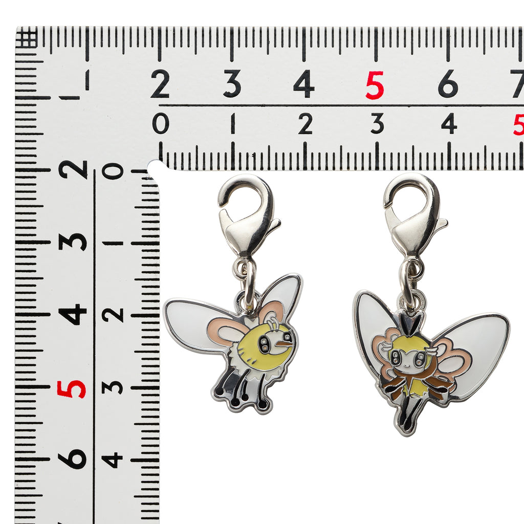 Authentic Pokemon Japan Metal Charm 742/743, detailed collectible from Japan
