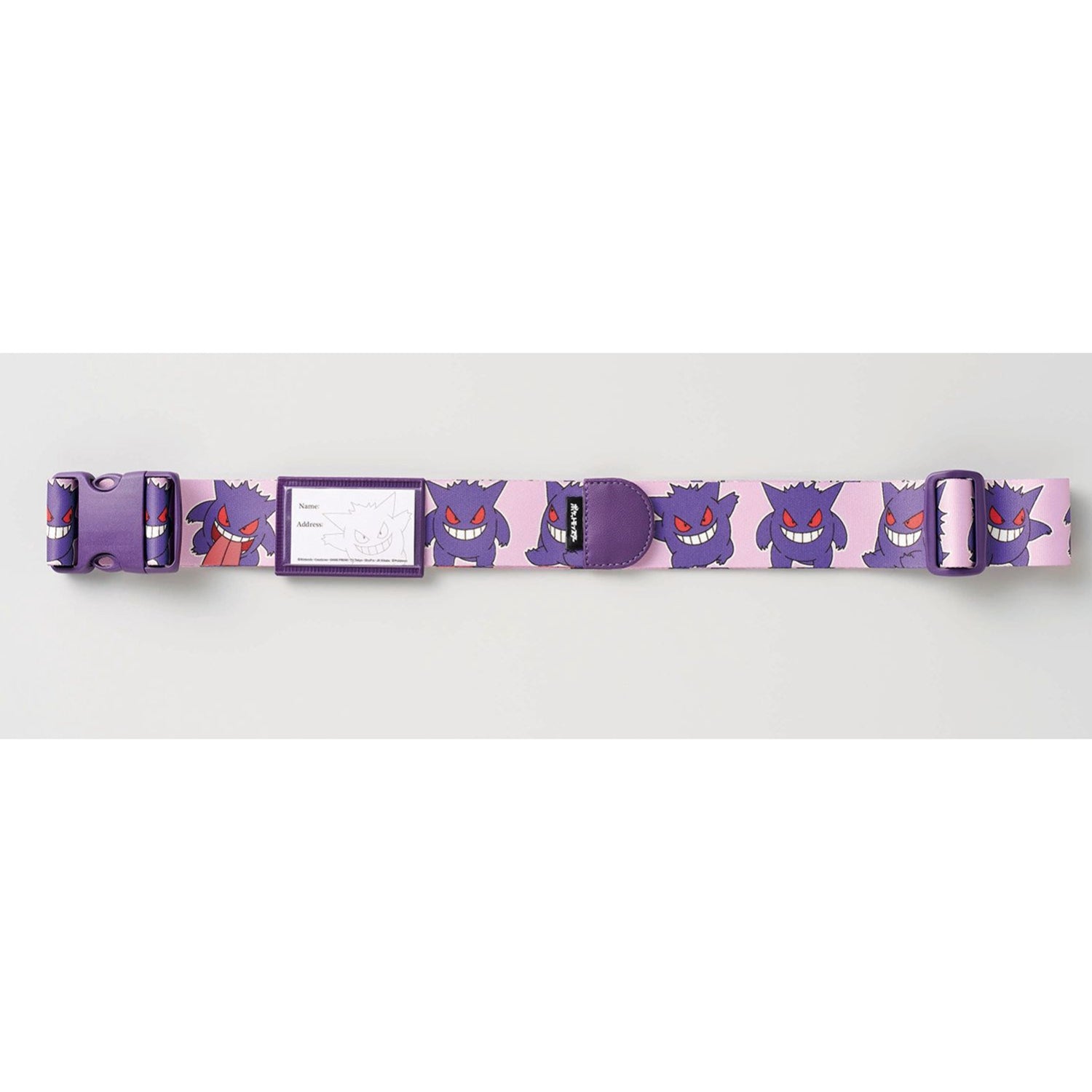 Gengar Suitcase Belt from Japan, featuring a ghostly design